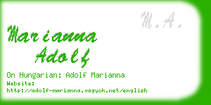 marianna adolf business card